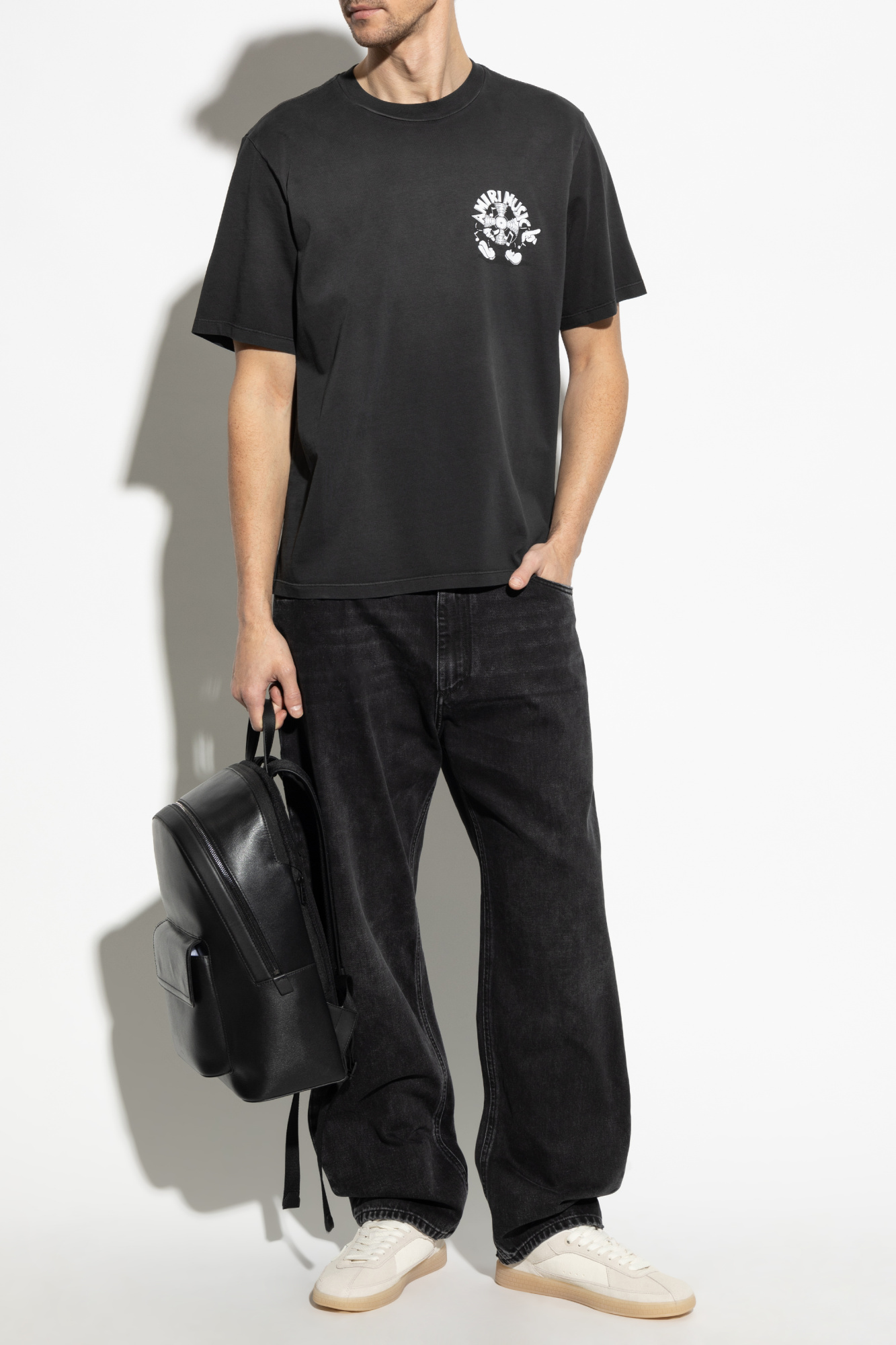 AMIRI ブラック Tシャツsサイズ New Vintage Amiri T-shirt Core Fashion Black T-shirt Size S
